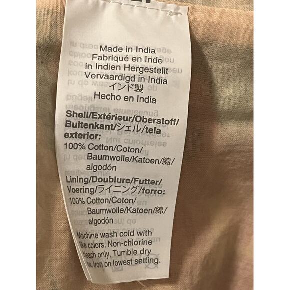 NWT J.Crew •0• Pink Floral Woven Cotton Sleeveless Wrap Dress #AO365 - Picture 12 of 13